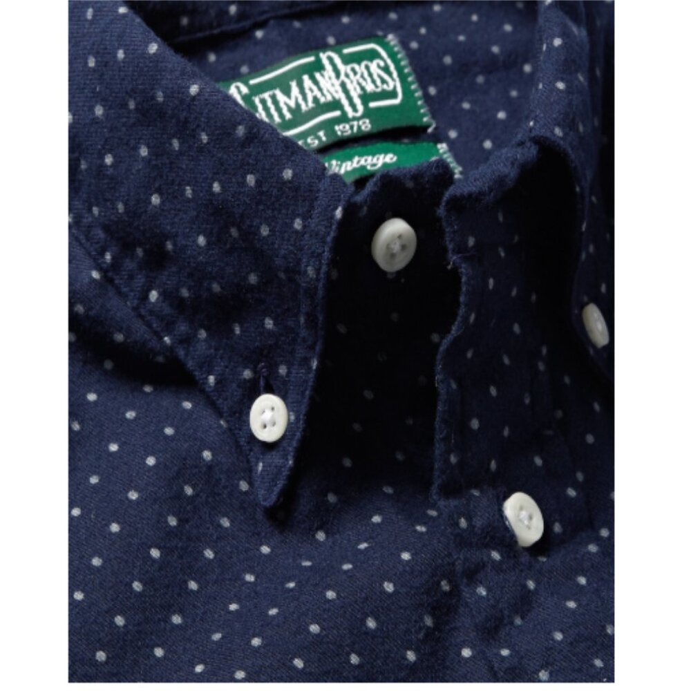 Vintage Gitman Bros Button Down Collar Polka Dot … - image 3